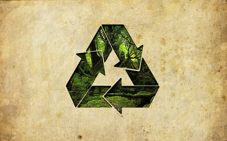 recycle, HD wallpaper