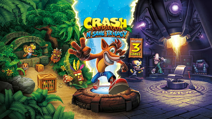 Video Game, Crash Bandicoot N. Sane Trilogy, HD wallpaper