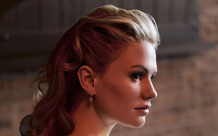 Anna Paquin, X-Men: Days of Future Past, blonde, actress, brown eyes, HD wallpaper