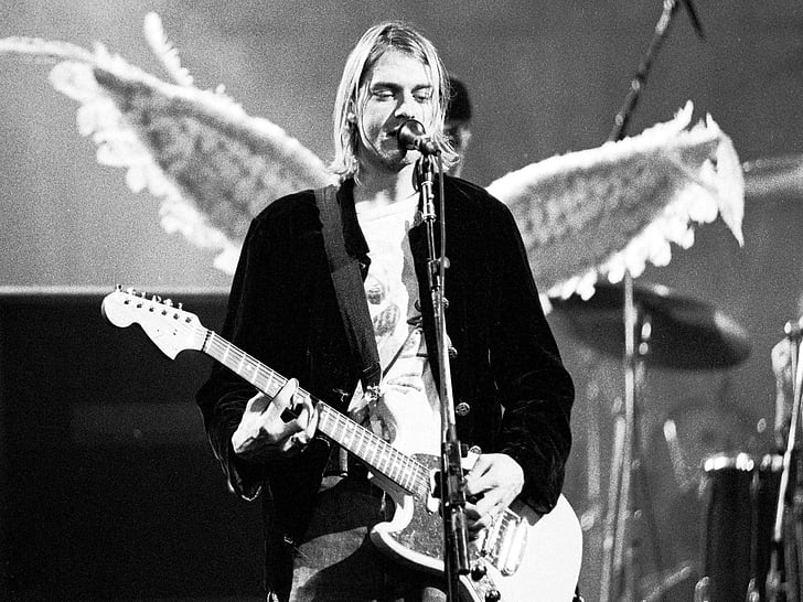 cobain, concert, concerts, entertainment, guitar, guitars, kurt, HD wallpaper