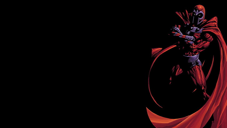 purple and red robot illustration, Magneto, Marvel Comics, X-Men, HD wallpaper
