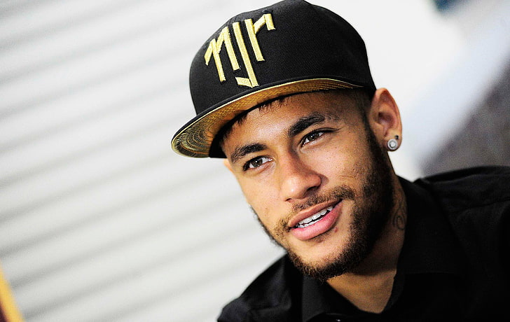 neymar amazing pictures, portrait, one person, looking at camera, HD wallpaper