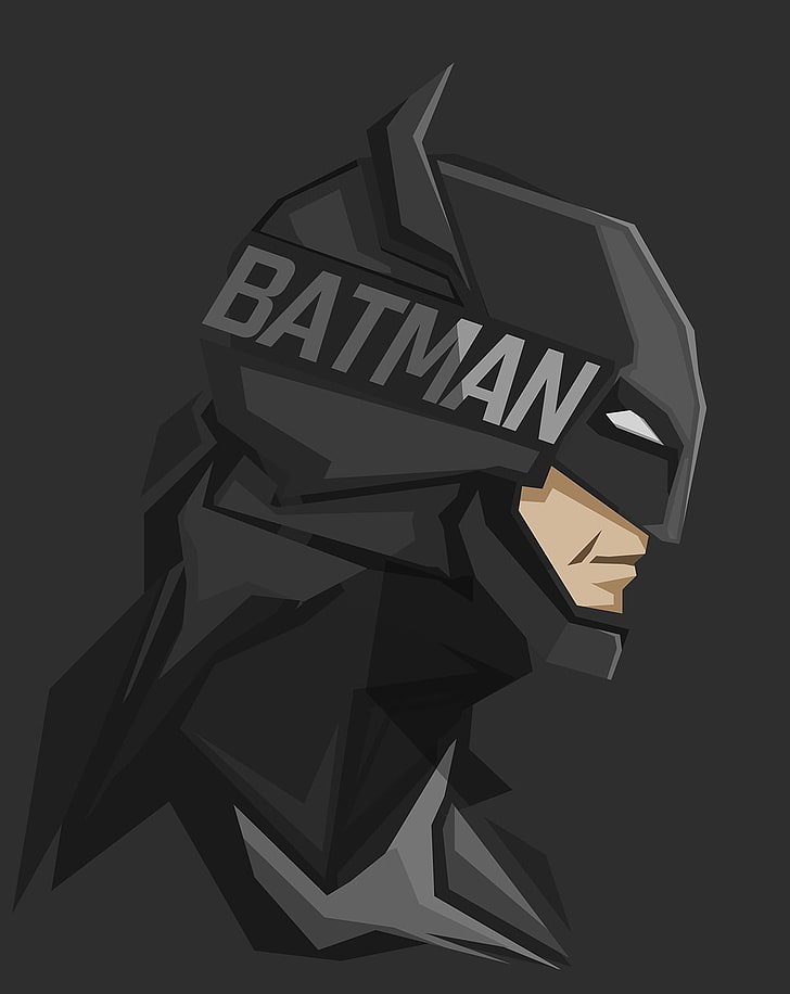 Batman illustration, superhero, DC Comics, Bosslogic, communication