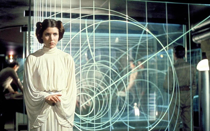Carrie Fisher, Leia Organa, Princess Leia, Star Wars, adult, HD wallpaper