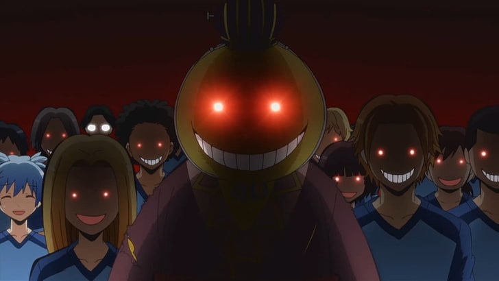 white and red table lamp, Assassination Classroom, Pr Koro, Warezed, HD wallpaper