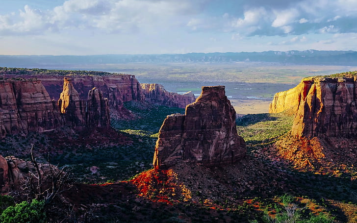 rock, canyon, landscape, nature, HD wallpaper