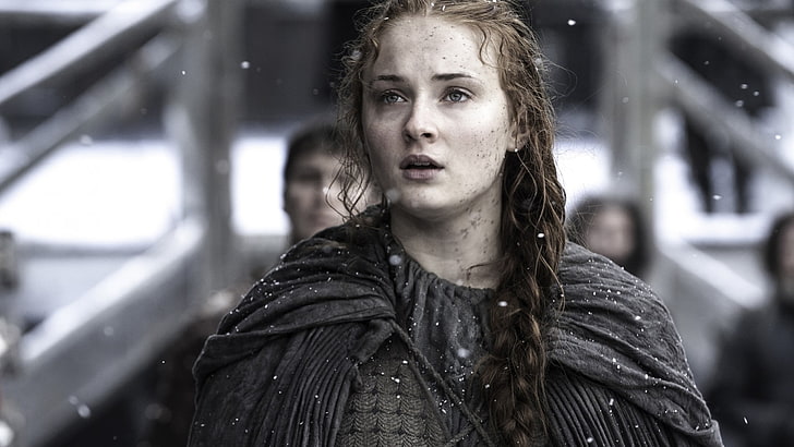 Game of Thrones, Sansa Stark, Sophie Turner, women, portrait, HD wallpaper