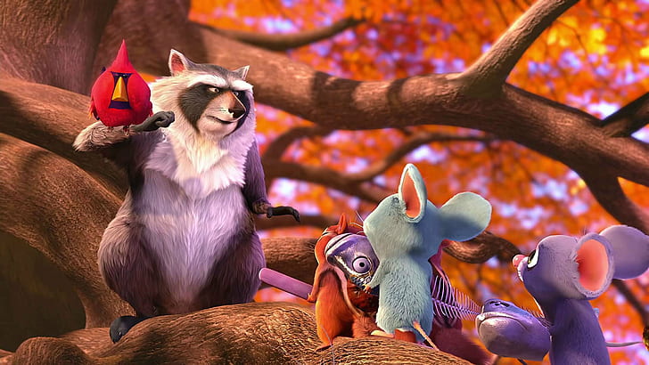 animation, comedy, family, job, nut, nut-job, squirrel, HD wallpaper