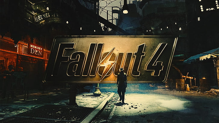 Fallout 4 game poster, Fallout 4 digital wallpaper, video games