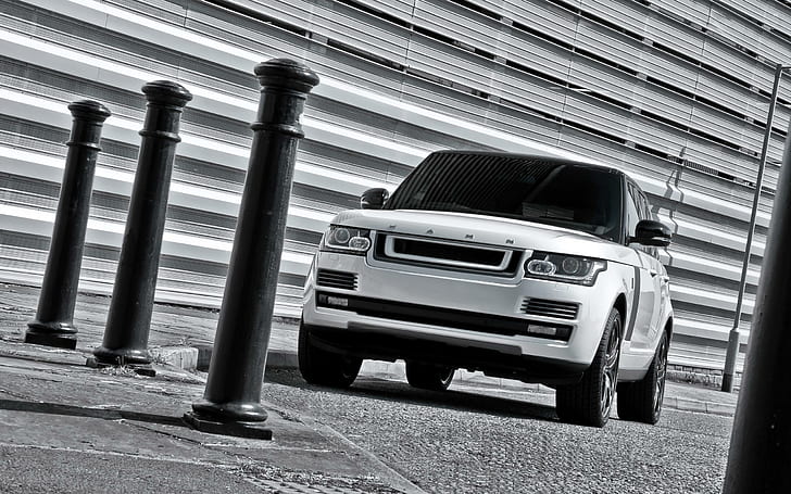 2013 A Kahn Design Range Rover, white suv, cars, land rover, HD wallpaper