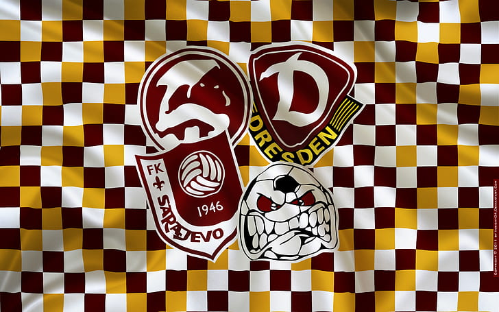 logo, Dresden, 1946 (Year), soccer, sport, Sarajevo, HD wallpaper