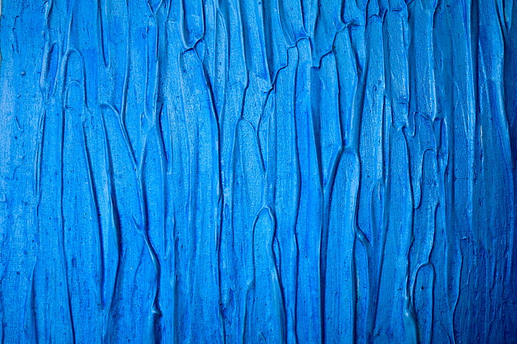 blue paint, texture, surface, backgrounds, wood - Material, plank, HD wallpaper