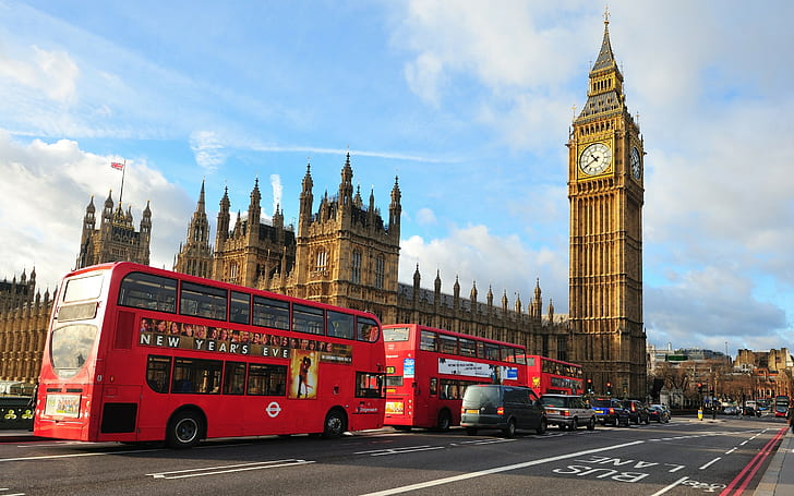 England, Big Ben, Westminster Abbey, big ben, London, city, street