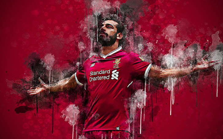 Soccer, Mohamed Salah, Liverpool F.C., HD wallpaper