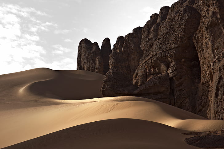 Earth, Desert, Africa, Algeria, Dune, National Park, Rock, Sahara, HD wallpaper