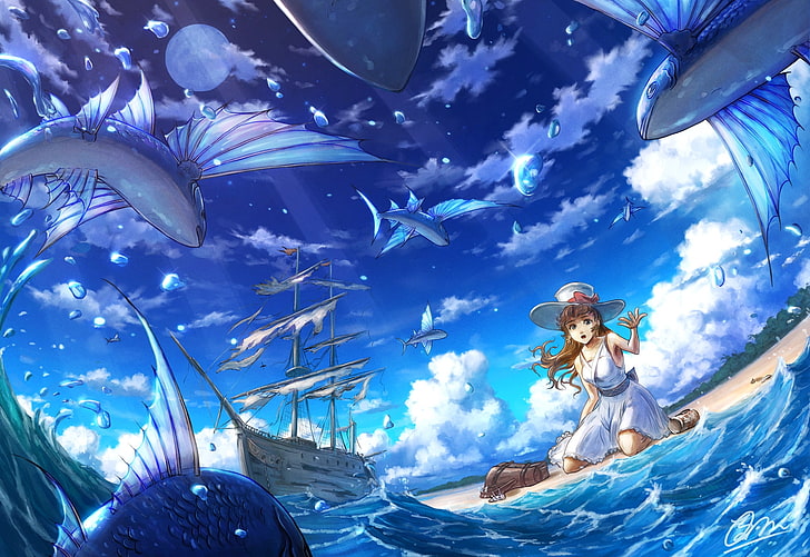 4,955 Anime Ocean Images, Stock Photos, 3D objects, & Vectors | Shutterstock-demhanvico.com.vn