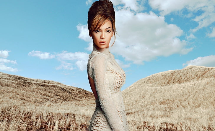 Beyonce, Beyonce Knowles, Music, sky, one person, cloud - sky, HD wallpaper