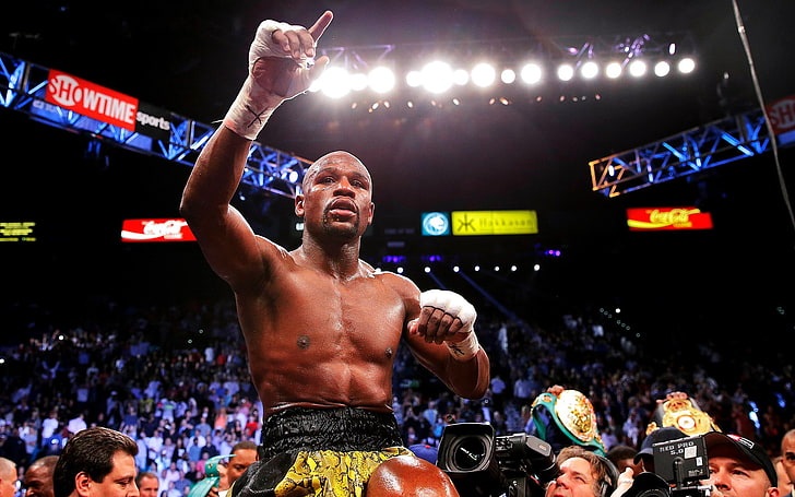 floyd mayweather, crowd, group of people, performance, event, HD wallpaper