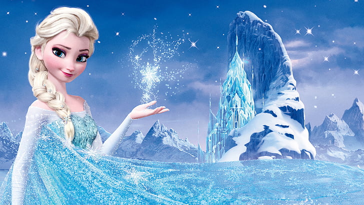 Disney Frozen Queen Elsa digital wallpaper, HD, 4K, HD wallpaper