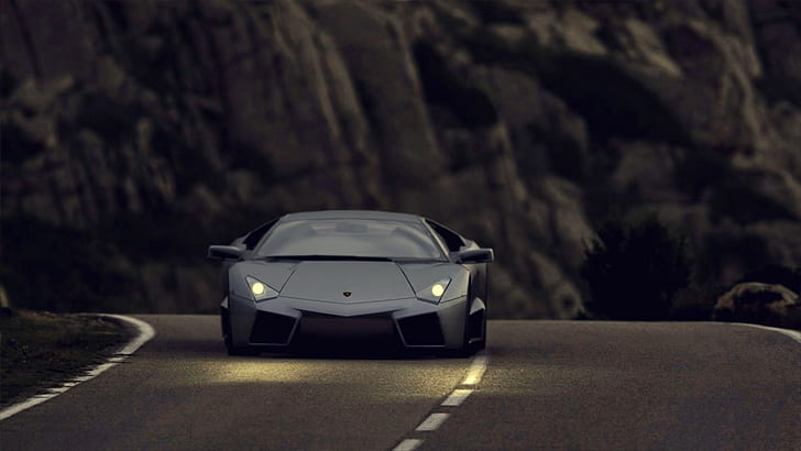 Lamborghini Reventon, vehicle, car, road