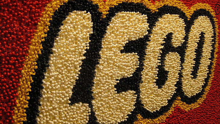 Lego Floor HD, red, white, yellow, HD wallpaper