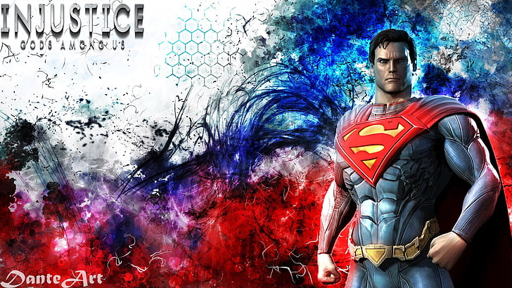 Injustice: Gods Among Us, one person, multi colored, art and craft, HD wallpaper