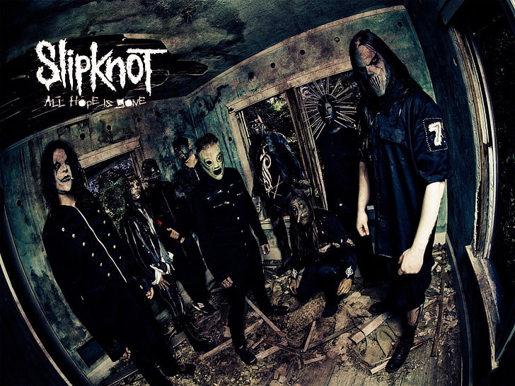 Slipknot All Hope is Gone poster, Band (Music), Heavy Metal, Industrial Metal, HD wallpaper