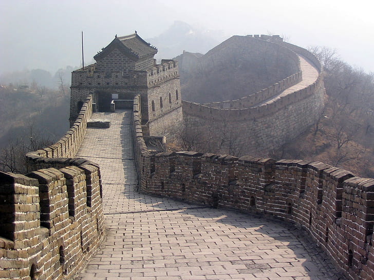 Great Wall of China, architecture, building, Asia, ancient, HD wallpaper