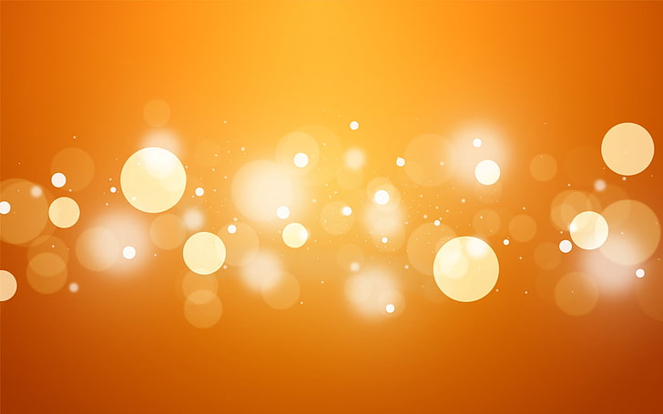 yellow bokeh lights, glare, circles, glow, backgrounds, abstract