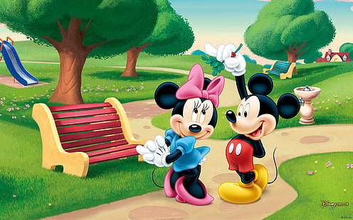 HD wallpaper: Mickey Mouse And Friends Birthday Hd Wallpaper 2880×1800,  multi colored | Wallpaper Flare