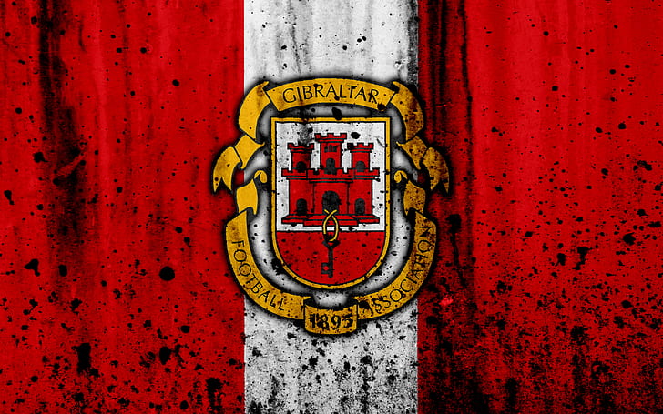 Soccer, Gibraltar National Football Team, Emblem, Logo