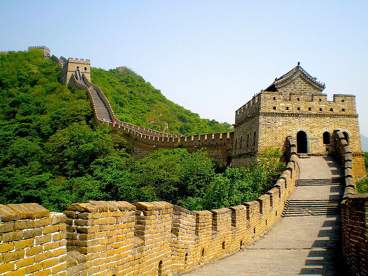 arquitectura, china, gran, great, muralla, wall, architecture, HD wallpaper
