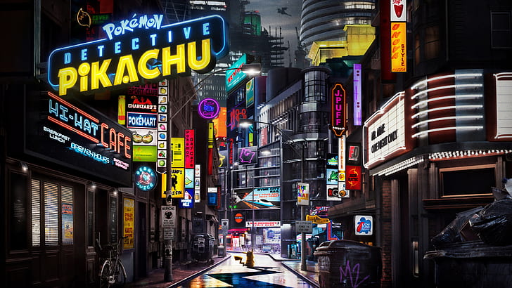 Pokémon, Pokémon Detective Pikachu, Detective Pikachu (Movie), HD wallpaper