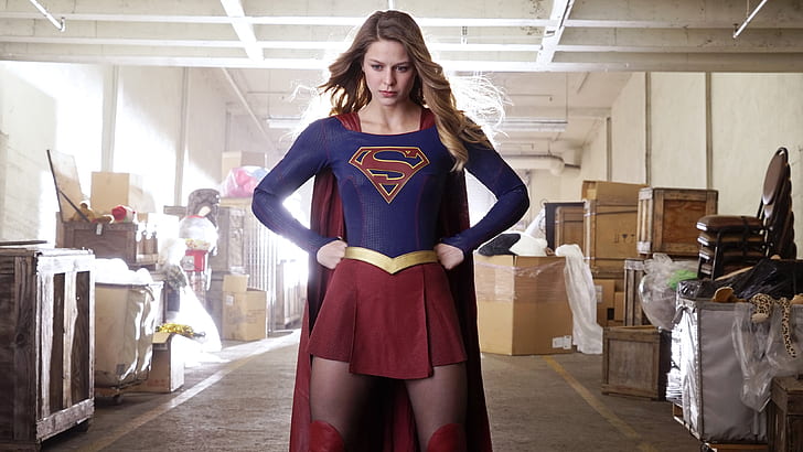 Supergirl Melissa Benoist 4K, HD wallpaper