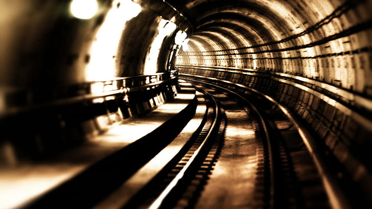 tunnel, subway, HD wallpaper