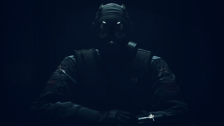 character with mask digital wallpaper, Rainbow Six: Siege, SWAT