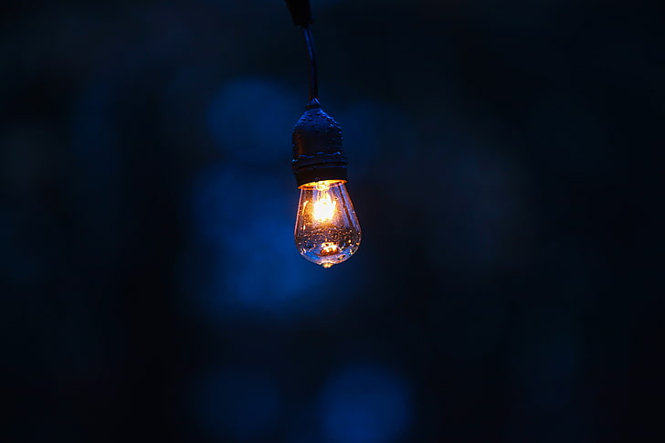 HD wallpaper: light bulb, lamp, lighting, drops, dark background, electric  Lamp | Wallpaper Flare