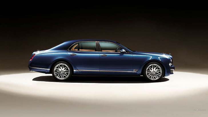 Bentley Mulsanne, blue cars, vehicle