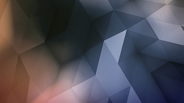 abstract, triangle, digital art, HD wallpaper