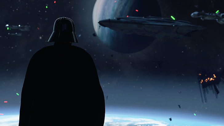 background, Star Wars, helmet, Darth Vader, Star Wars Battlefront II, HD wallpaper