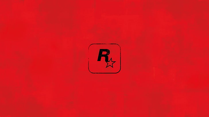 red and black R logo illustration, Rockstar Games, Red Dead Redemption, HD wallpaper