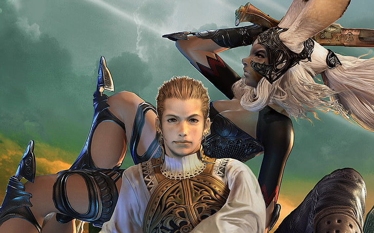 male and female avatars illustration, Final Fantasy, Final Fantasy XII