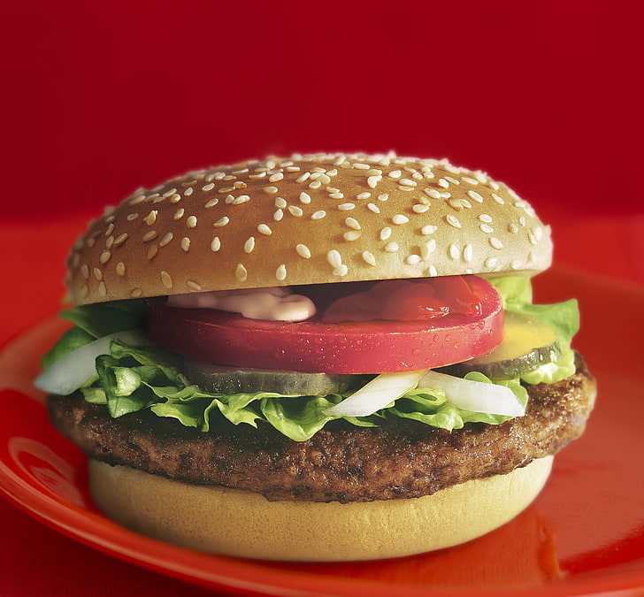 food, burgers, sandwich, hamburger, fast food, unhealthy eating, HD wallpaper