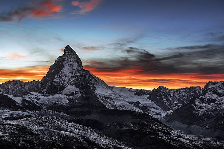 Switzerland, Canton of Valais, Gornergrat, HD wallpaper