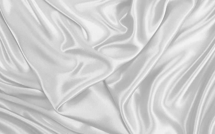 fabric, texture, white, pattern, textile, backgrounds, rippled, HD wallpaper