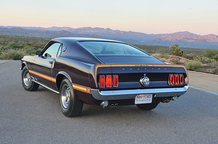 Hd Wallpaper 1969 Classic Ford Mach 1 Muscle Mustang Old Original Wallpaper Flare