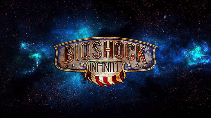 Bioshock Infinit logo, BioShock Infinite, video games, PC gaming, HD wallpaper