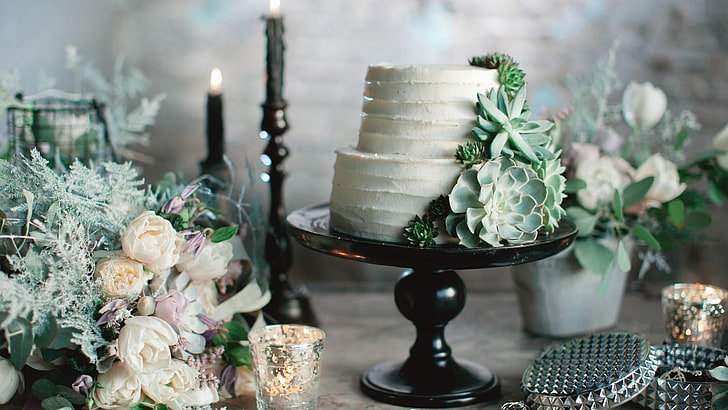 cake, floristry, wedding cake, bouqet, flower, artistic, floral design, HD wallpaper