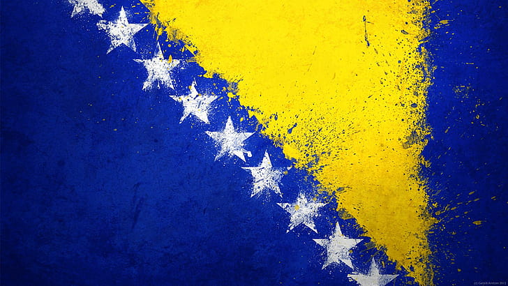 World Cup Bosnia And Herzegovina Flag, world cup 2014