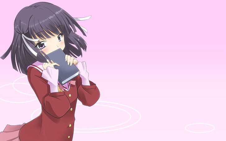 Shiori Shiomiya - The World God Only Knows, black hair female anime character, HD wallpaper